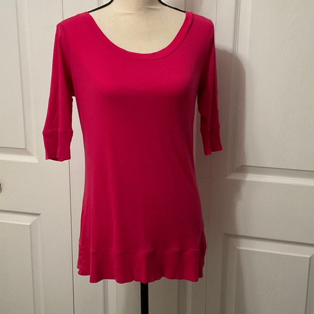 Arizona Jean Company Fuchsia Tunic Top, Medium